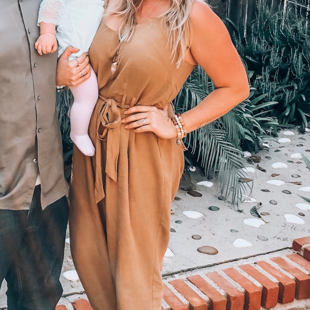 Brown jumpsuit